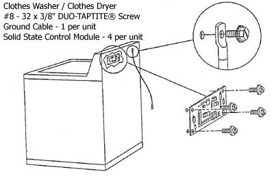 Clothes washer schematic